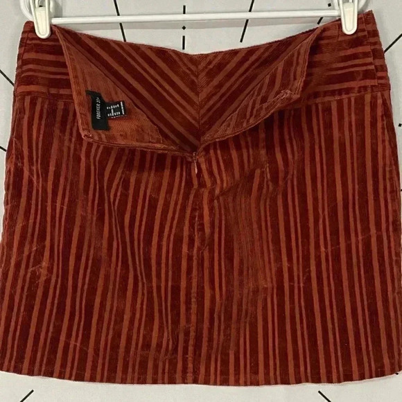 Forever21 Plus Rust Corduroy Mini Skirt - Picture 5 of 7